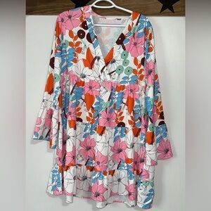Boutique Floral Flowy Dress